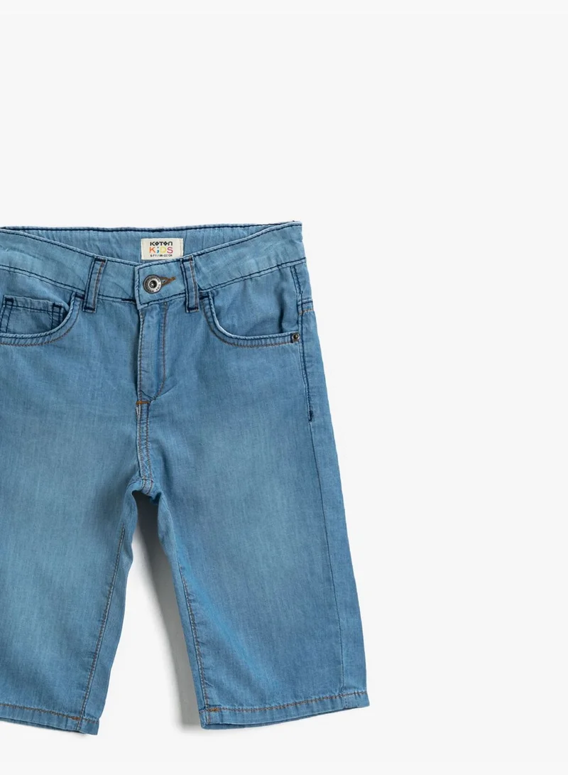 كوتون Jean Shorts