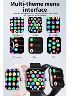 Chomel F96 bracelet SOS alarm heart rate blood pressure body temperature Bluetooth call non-invasive blood sugar measurement smart watch  - Image 5