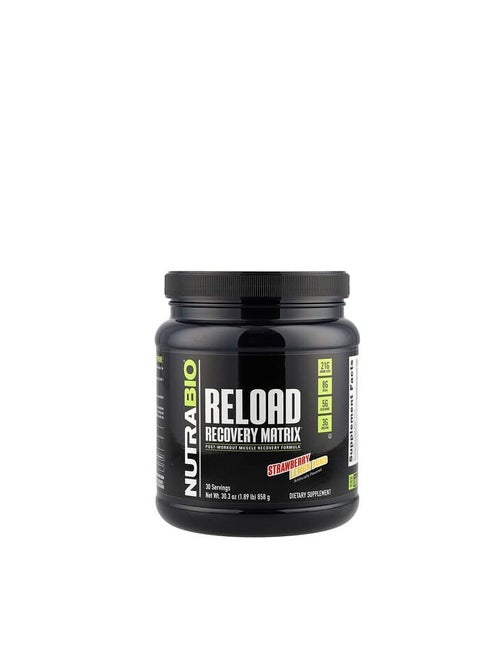 NutraBio Labs Reload Recovery Matrix Strawberry Lemon Bomb 1.89 lb (858 g)