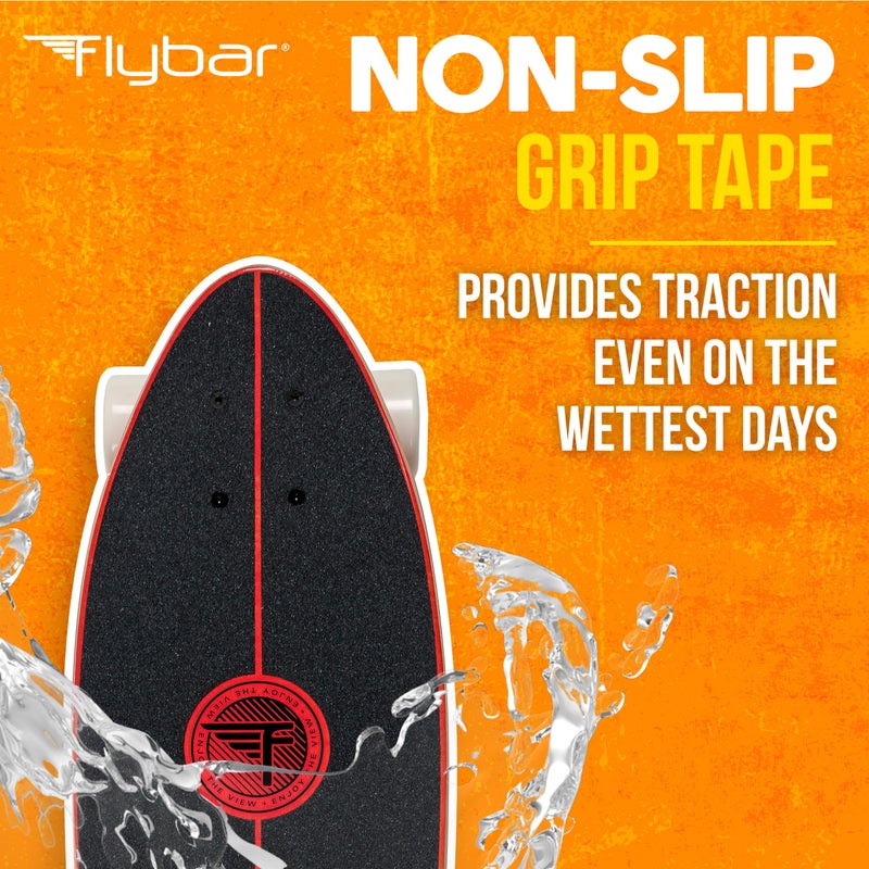 Flybar Skate Cruiser Boards â€“ 27" Strong 7 Ply Canadian Maple Complete Skateboards - 60mm PU Wheels High Speed ABEC 9 Bearings - Image 4