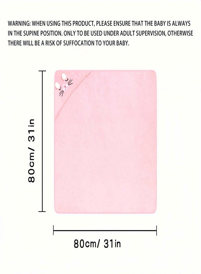 منشفتان للأطفال بغطاء رأس، مقاس 31 × 31 بوصة، مناشف استحمام فائقة النعومة للأطفال الرضع بغطاء رأس للأطفال من عمر 1-3 سنوات، منشفة فيسكوز عالية الامتصاص بغطاء رأس للأولاد والبنات، مستلزمات أساسية للمواليد الجدد - Image 2