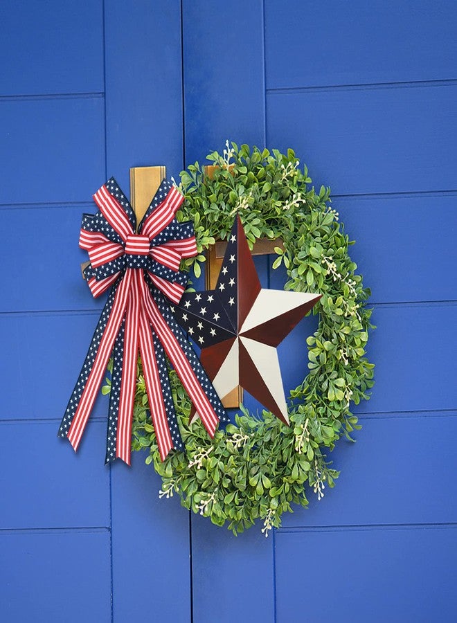Why Decor Metal Barn Star American Patriotic Star Wall Decoration Gift for Man Outdoor Indoor Hanging Wall Decor Star Ornament 16.5inch (American Barn Star-G) - Image 5
