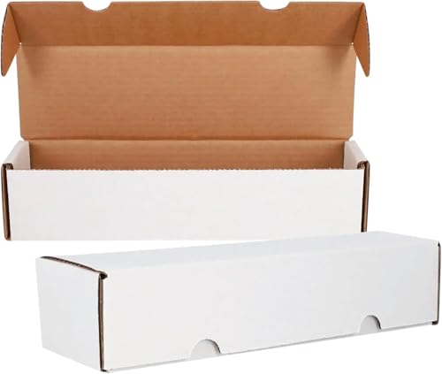 BCW Single Row Gaming Card Storage Box 2ct 1000 Count Card Holder Box Corrugated Paper Cardboard Holder Card Storage Box For Bulk CCG Card Collection Organization - Image 1