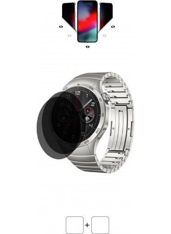 Wrapsol Huawei Watch GT4 46mm Smart Watch Matte Ghost Screen Protector Film  - Image 1