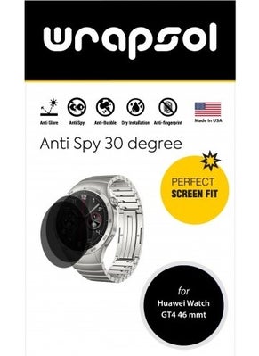 Wrapsol Huawei Watch GT4 46mm Smart Watch Matte Ghost Screen Protector Film  - Image 2