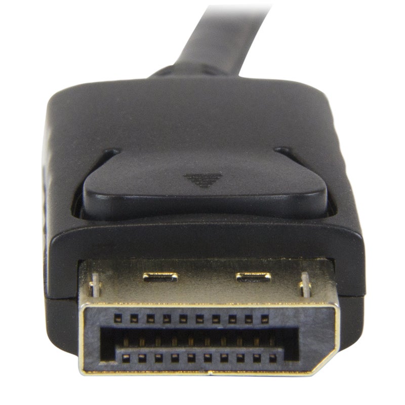 Startech.com StarTech.com 6ft (2m) DisplayPort to HDMI Cable - 4K 30Hz - DisplayPort to HDMI Adapter Cable - DP 1.2 to HDMI Monitor Cable Converter - Latching DP Connector - Passive DP to HDMI Cord (DP2HDMM2MB)  - Image 3