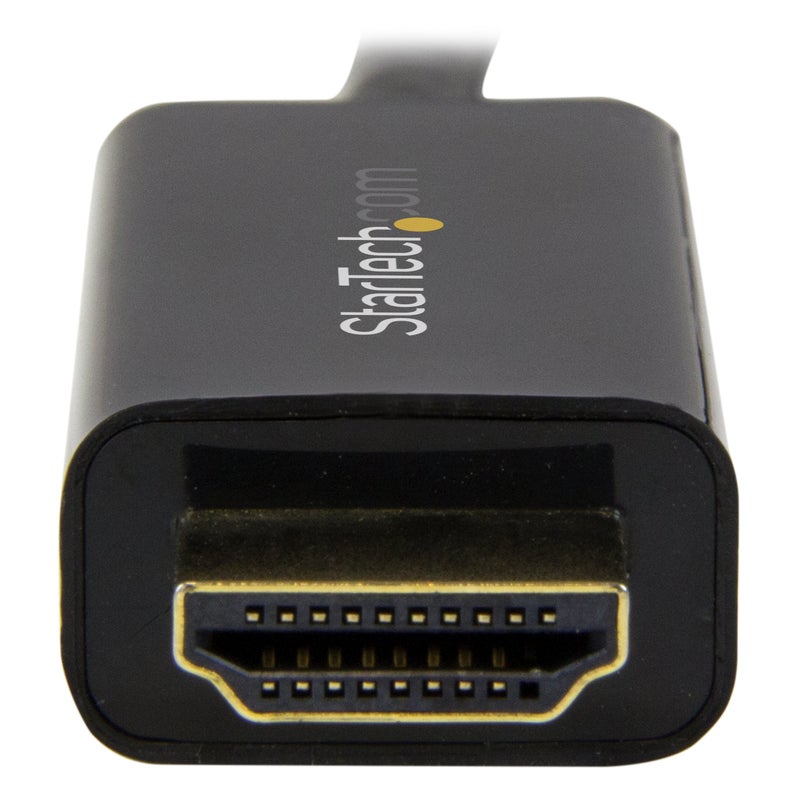 Startech.com StarTech.com 6ft (2m) DisplayPort to HDMI Cable - 4K 30Hz - DisplayPort to HDMI Adapter Cable - DP 1.2 to HDMI Monitor Cable Converter - Latching DP Connector - Passive DP to HDMI Cord (DP2HDMM2MB)  - Image 5
