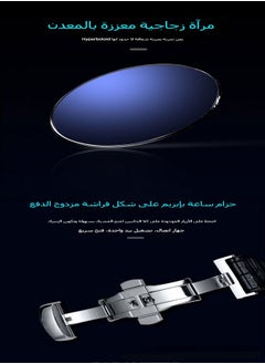KIMSDUN Men's waterproof sports chronograph watch fashion rotating starry sky men's watch  - Image 3