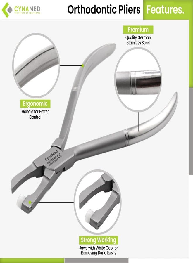Cynamed Orthodontic Braces Removal Pliers - Professional Bracket Debonding Forceps - Dental Brace Remover Tool - High Precision Grip - Premium Stainless Steel - Image 5
