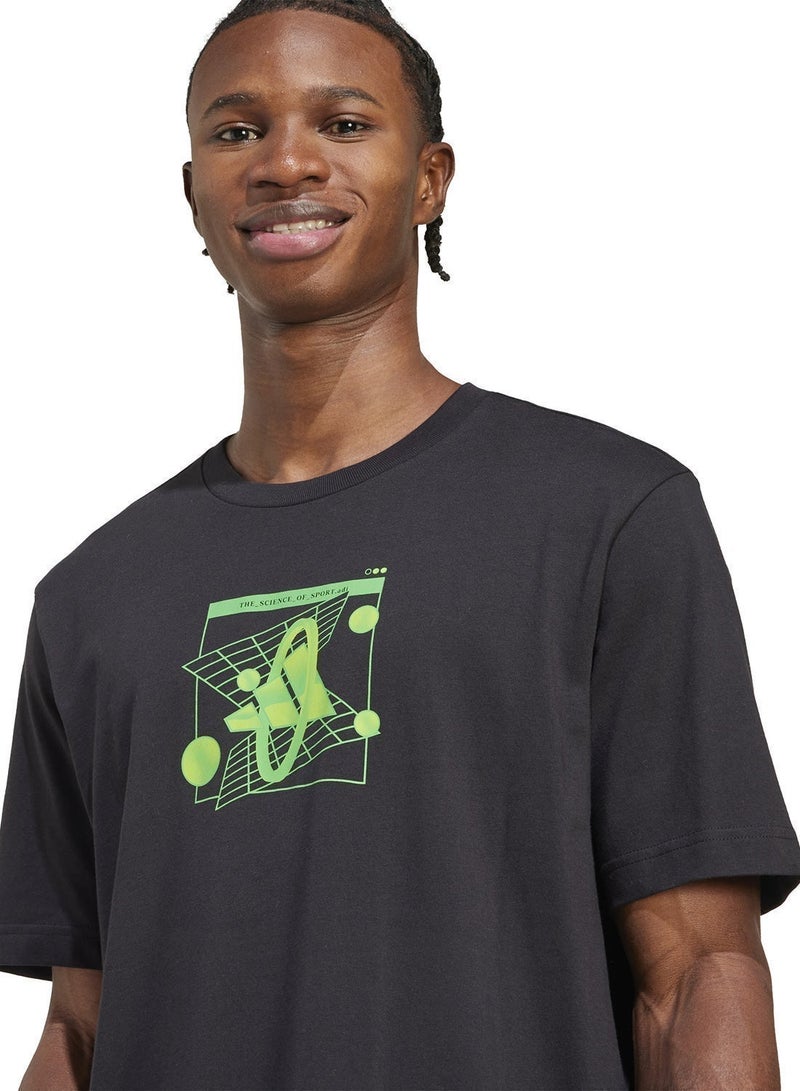 Adidas M Rerto T Black Training T-Shirts For Men S - Image 3