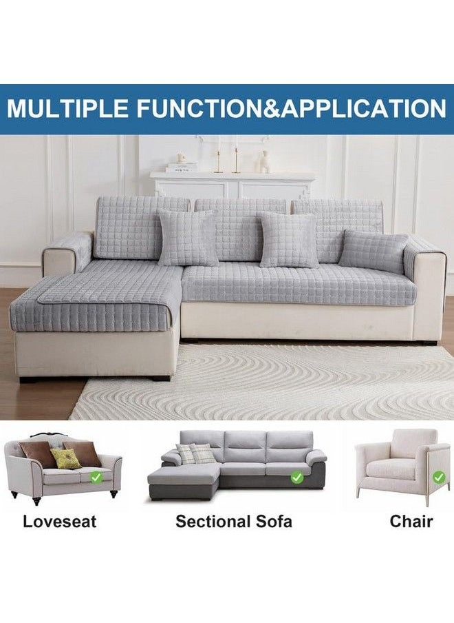 Jian Ya Na Sectional Couch Cover Antislip Sofa Slipcover For Pets Kids Furniture Protector Sofa Covers For 3 Cushion Couch Loveseat Recliner L Shaped Armrest Backrest (Only 1 Piece)  - Image 5