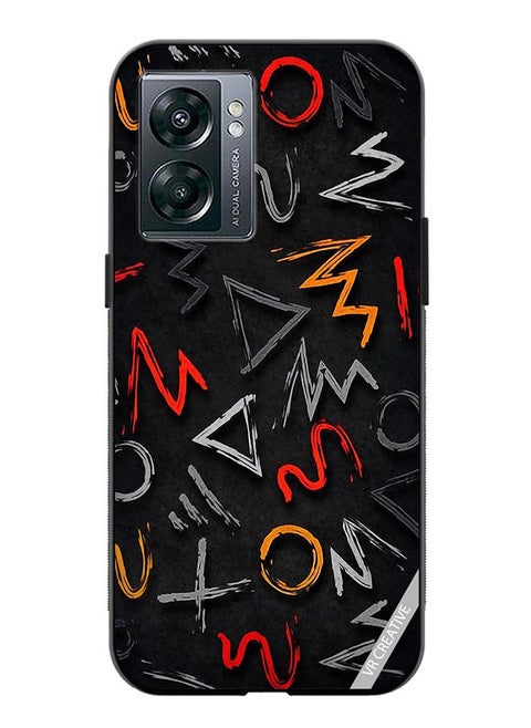 Protective Case Cover For OnePlus Nord N300 Abstract Design Multicolour