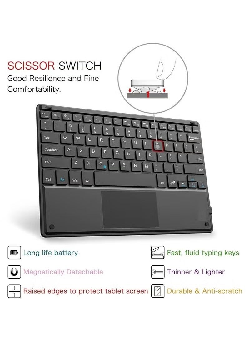 TIGER Keyboard Case for OnePlus Pad 2023 (11.61-Inch) – Slim, Lightweight, Magnetically Detachable Wireless Bluetooth Keyboard with Touch Trackpad, Full Tablet Protection, Premium Quality, Compatible with OnePlus 11.6-inch Tablet - Image 5