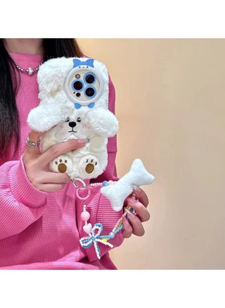 Furry iPhone 15 Pro Max Case, Cute Warm Plush Phone Case, 3D Cartoon Furry Winter Case for Female Girls - pzsku/Z5E6C00406A1BB2ADBBB6Z/45/_/1732515895/9111605f-2443-43c3-8842-948bc8b42f4a