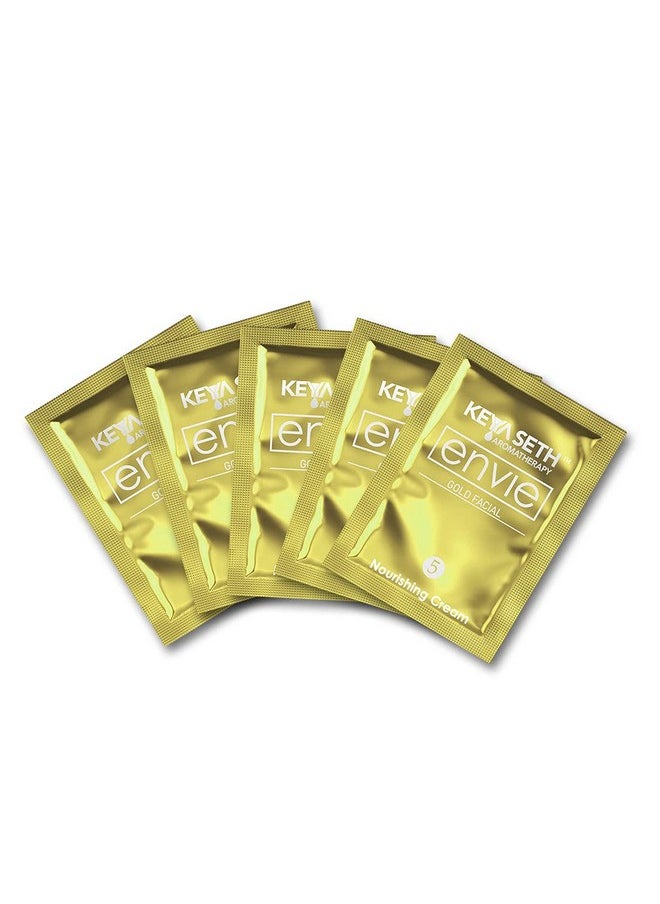 Keya Seth Aromatherapy Keya Seth Aromatherapy, Envie Gold Facial Kit- White & Bright, Instant Radiance Shine & Youthful Glow For Women All Skin Types  - Image 4