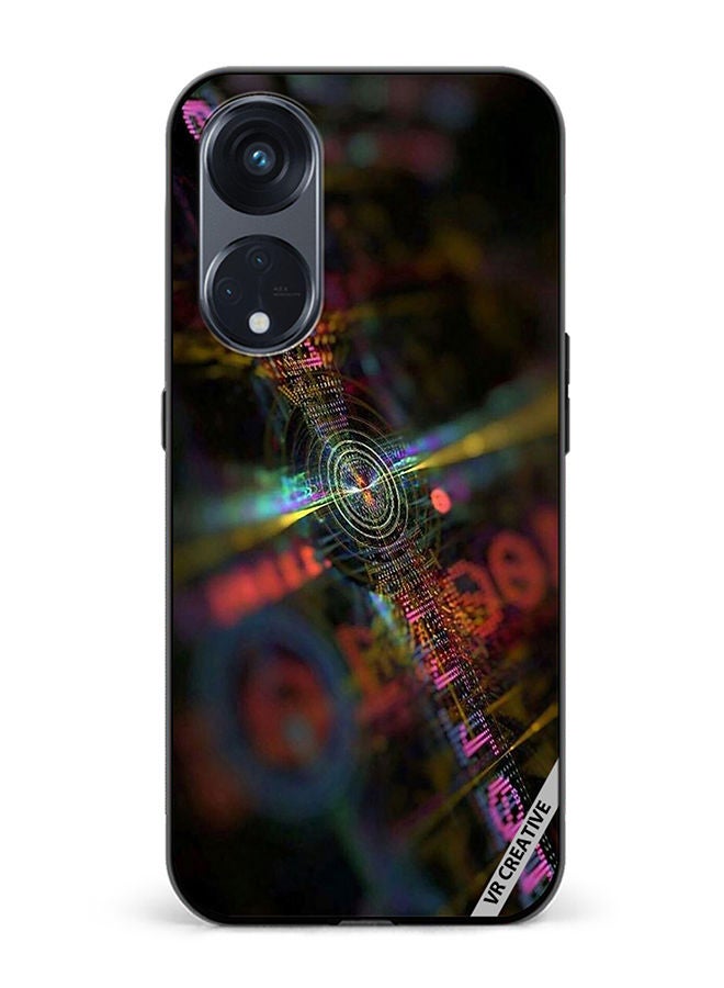 VR CREATIVE Protective Case Cover For Oppo Reno8 T 5G Dash Board Design Multicolour - Image 1