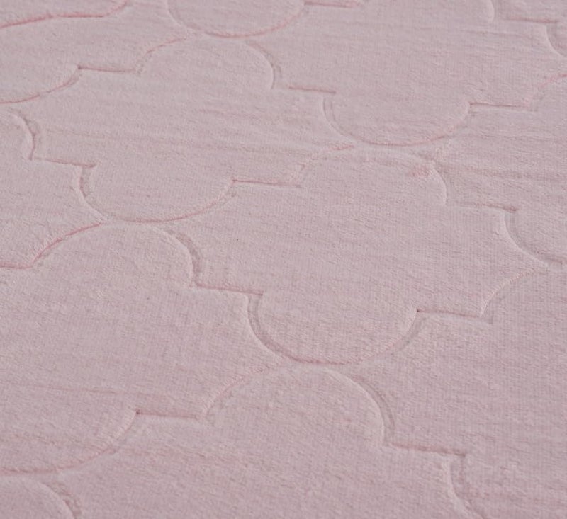 DEESAK Janamaz Prayer Mat – Turkey Soft Velvet Namaz Mat | Premium Aasan for Daily Salah, Janimaz Namaz, Comfortable & Durable Prayer Mat | 44x27 Inch, Laser Cut - Pink - Image 5