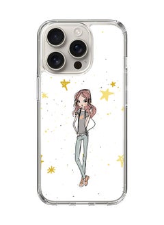 For iPhone 16 Pro Case [Compatible with MagSafe] Slim Magnetic cover Clear Phone Case - Girl Next Door