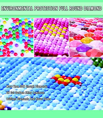 Clendo Christ Diamond Painting Kits for Adults, 5D DIY Full Drill Diamond Dots Paintings with Diamonds Gem Art and Crafts for Adults Home Wall Decor, Crucifix 12x16in - Image 4