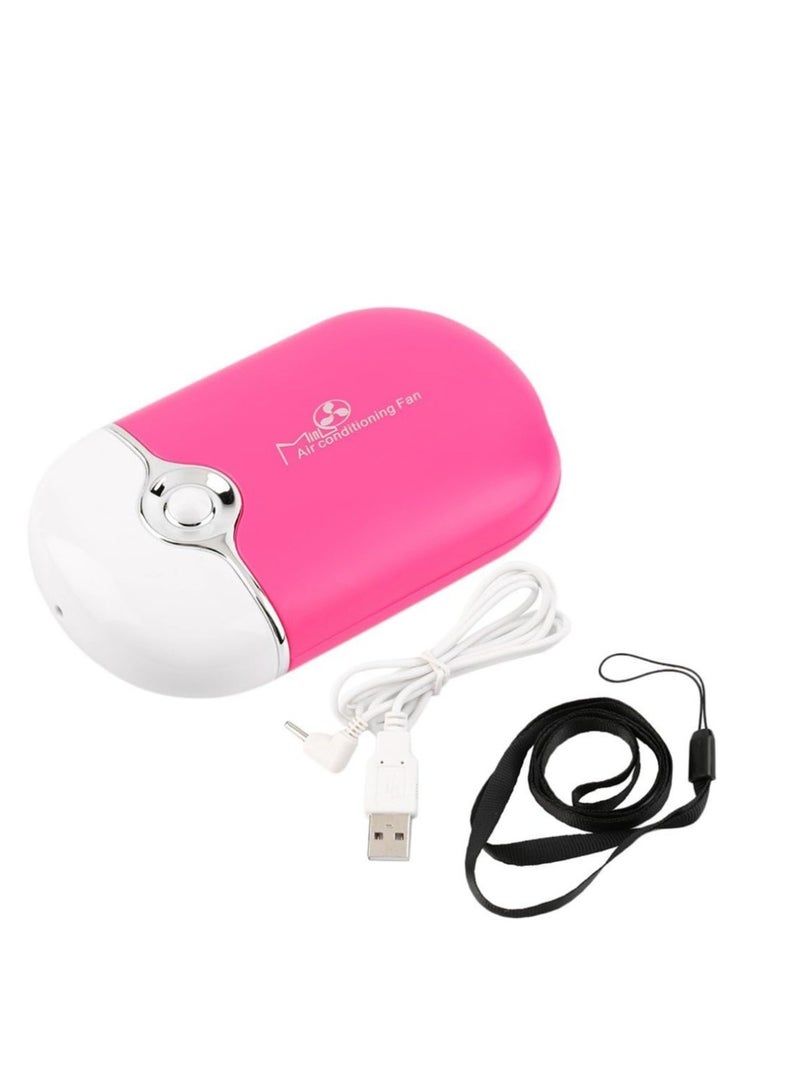 FlyItem FlyItem® USB Mini Portable Fans Rechargeable Electric Bladeless Handheld Air Conditioning Cooling Refrigeration Fan For Eyelash (Rose)  - Image 3