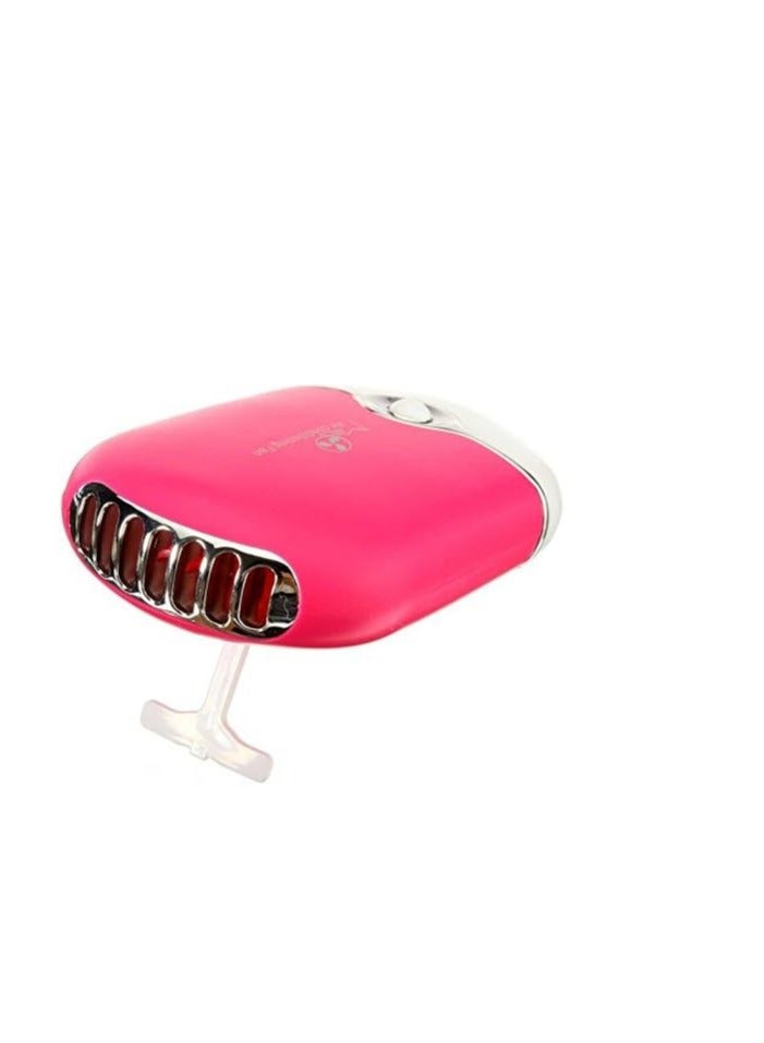 FlyItem FlyItem® USB Mini Portable Fans Rechargeable Electric Bladeless Handheld Air Conditioning Cooling Refrigeration Fan For Eyelash (Rose)  - Image 2