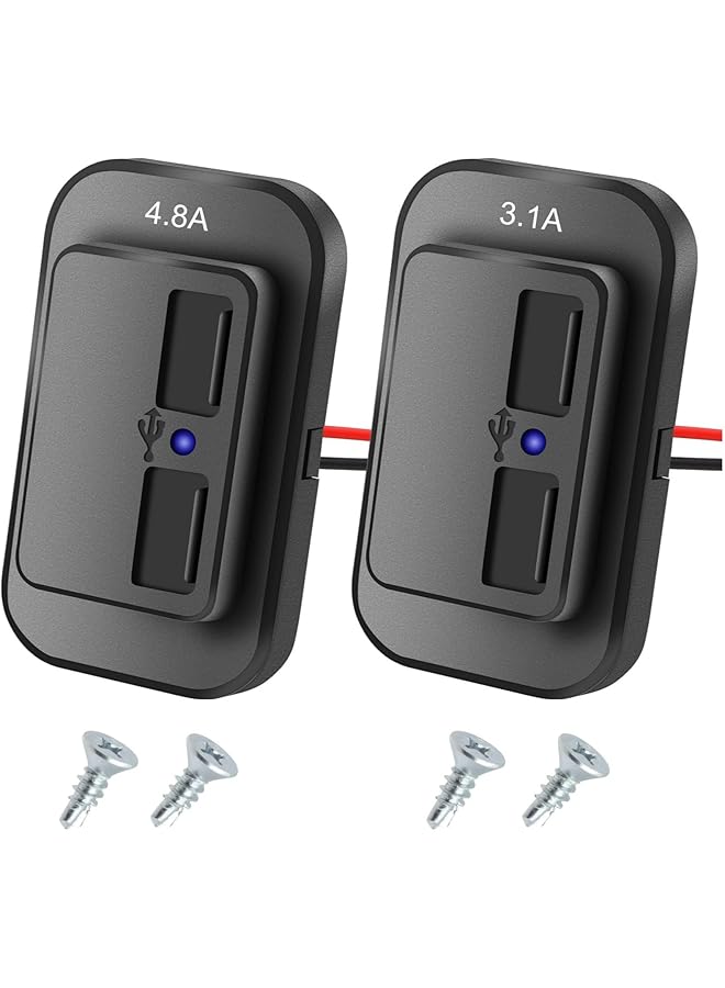 KASTWAVE Dual Usb Outlet For Rvs And Vehicles, Fast Charging Car Charger For Boats, Trucks, Atvs, And Golf Carts - Image 1