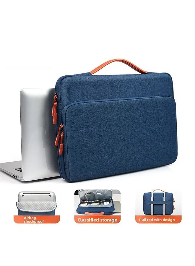 QIYUE 14 Inch Waterproof Laptop Bag, Compatible with MacBook Pro 14 Inch (M2/M3/M4 A2442/A2779/A2918/A2992/A3402) & MacBook Air 13.6/15.3, also fits Lenovo Xiaoxin Pro 14, HP Pavilion 14, Dell XPS 14, Samsung Galaxy Book 14, Huawei MateBook 14 Ultra-Thin Notebook Handbag - Image 1