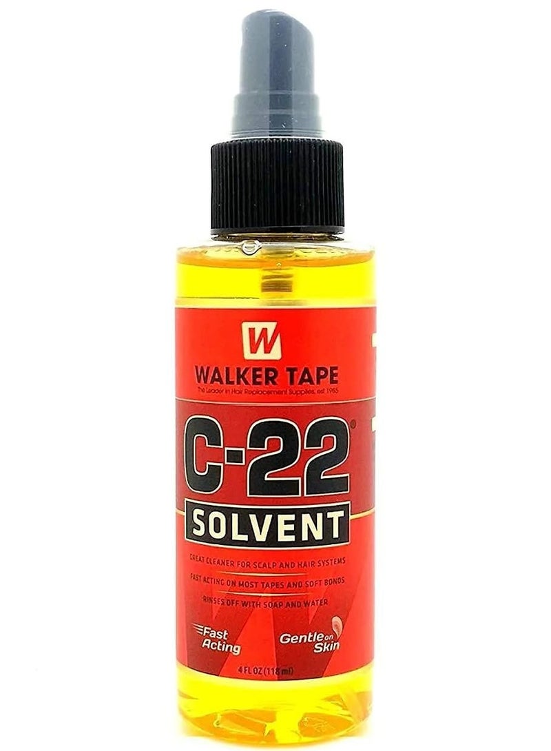 Generic C-22 adhesive solvent by Walker Tape C22 Solvent 4 Oz Spray for Lace Wigs and Toupees  - Image 1