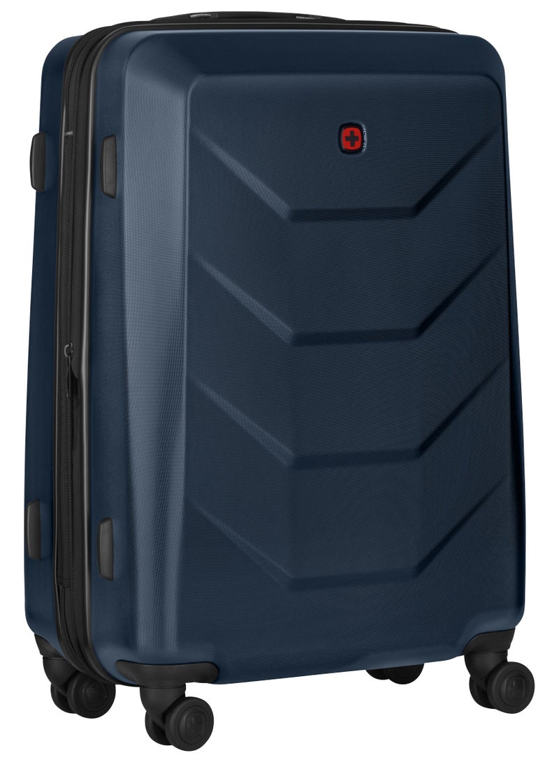 Wenger Prymo 69 Cm 4-Double Wheeled Expandable Hardside Check-In Luggage Trolley - Blue - Image 3