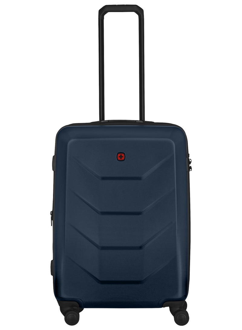 Wenger Prymo 69 Cm 4-Double Wheeled Expandable Hardside Check-In Luggage Trolley - Blue - Image 1
