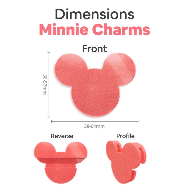 SAMARKAND Mickey Ears for Women, 3 Mickey Mouse Bag Clips (1.5x2x0.4in)- Mickey Mouse Ears Adult - Minnie Mouse Ears for Women - Mickey Fanny Pack - Mickey Mouse Accessories - Mickey Mouse Fanny Pack - Image 3