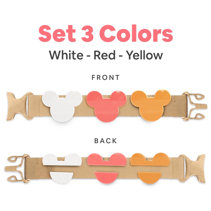 SAMARKAND Mickey Ears for Women, 3 Mickey Mouse Bag Clips (1.5x2x0.4in)- Mickey Mouse Ears Adult - Minnie Mouse Ears for Women - Mickey Fanny Pack - Mickey Mouse Accessories - Mickey Mouse Fanny Pack - Image 2