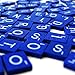 CleverDelights 100 Wood Letter Tiles Blue Color Complete Set Game Replacement Weddings Crafts Scrapbooking - Image 2