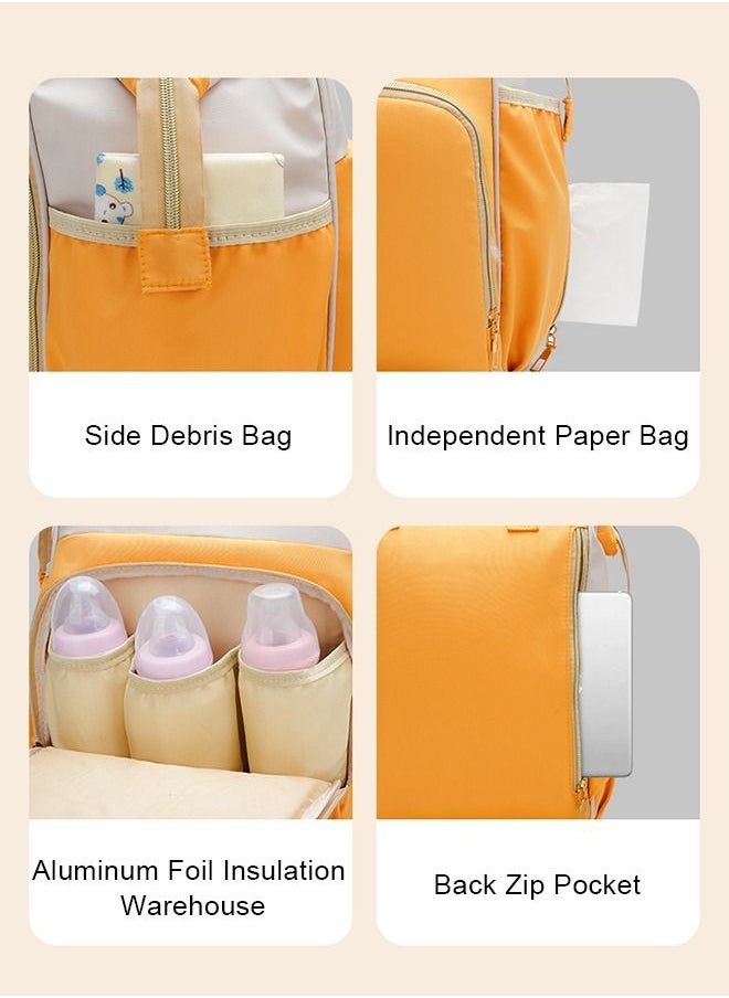 tornado gold - Large Capacity Independent Milk Storage Bag Portable Baby Bag - Image 1