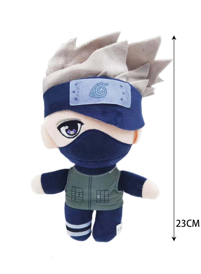 New Naruto Plush Toy Classic Cartoon Peripheral Doll (Q Version Standing Kakashi)  - Image 2