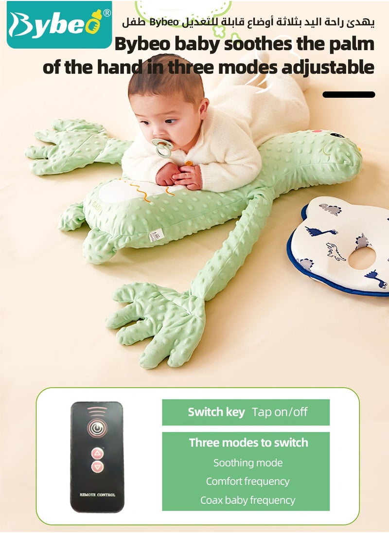 Bybeo Baby Sleep Soothing Doll with Automatic Soothing Palm, Newborn Patting Pillow, Baby Sleep Soother, Baby Sleeping Nursing Pillow with Remote Control, Infant Exhaust Pillow for Startle Prevention,Cute Dinosaurs Shape  - Image 4