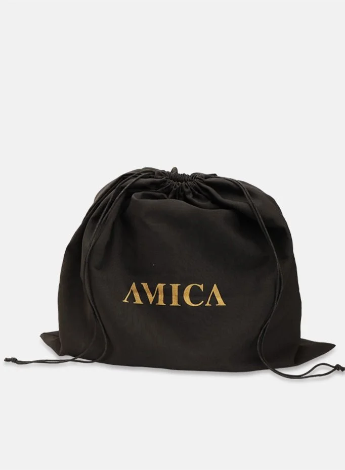 AMICA Giovanna Mini Crossbody Bag for Women - White Brown