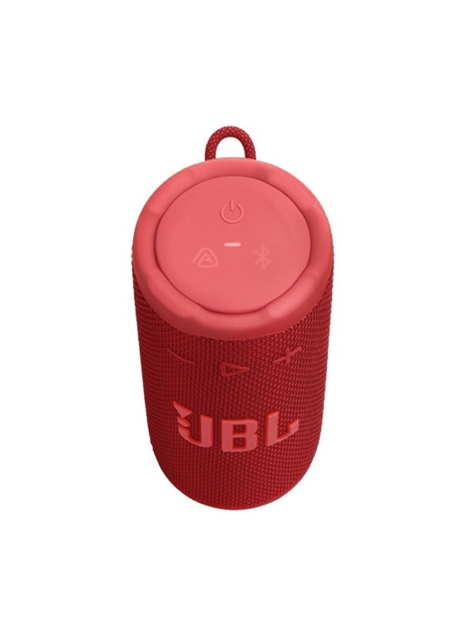 جي بي إل Grip Portable Speaker with AI Sound Boost, Ambient Light, IP68 Waterproof, Auracast™ & 14H Playtime – Red JBLGRIPREDAM red - Image 3