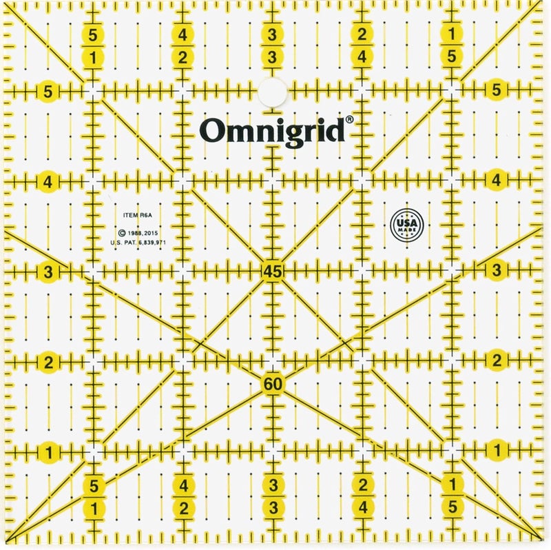 Omnigrid Omnigrid 6 x 6 Square Quilting and Sewing Ruler  - Image 1