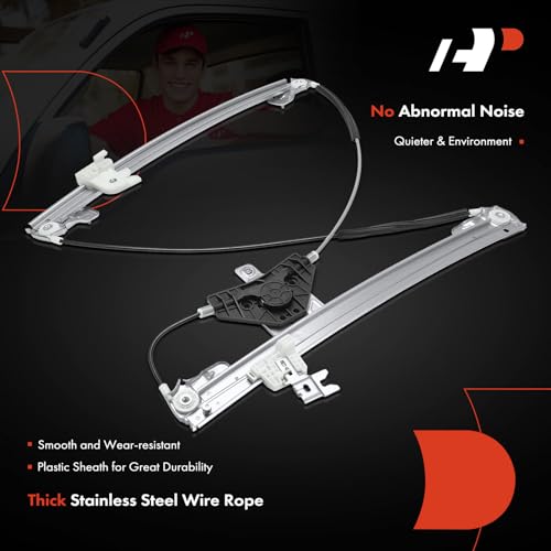 A-Premium Electric Power Window Regulator Without Motor Compatible with Infiniti QX60 2004-2020 JX35 2013 Front Right Passenger Side - Image 4