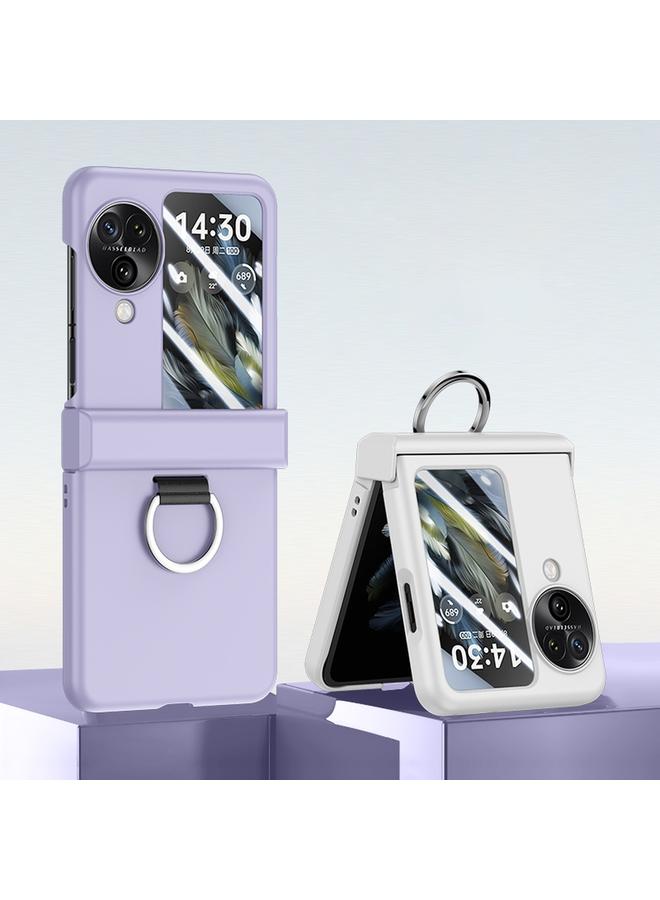 S-TOP Case For OPPO Find N3 Flip Ultra-thin Skin Feel Ring Phone Case with Hinge - Image 3