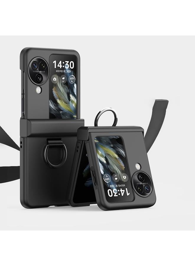 S-TOP Case For OPPO Find N3 Flip Ultra-thin Skin Feel Ring Phone Case with Hinge - Image 1