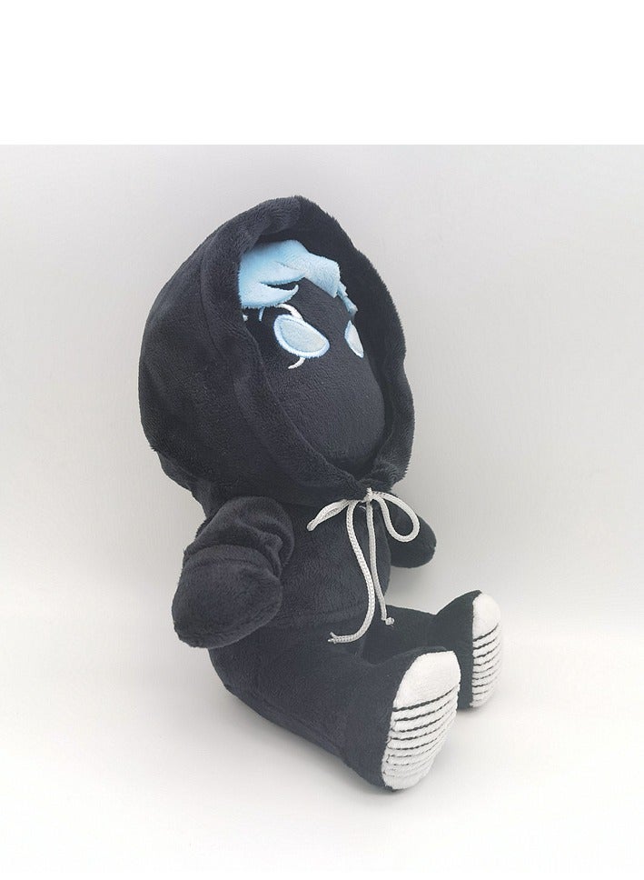Tanqr Plush, Anime Black Plush Toy, Cartoon Characters Stuffed Animal, Game Plushie Doll for Fans and Friends Beautifully Plush Doll Gifts - Image 4