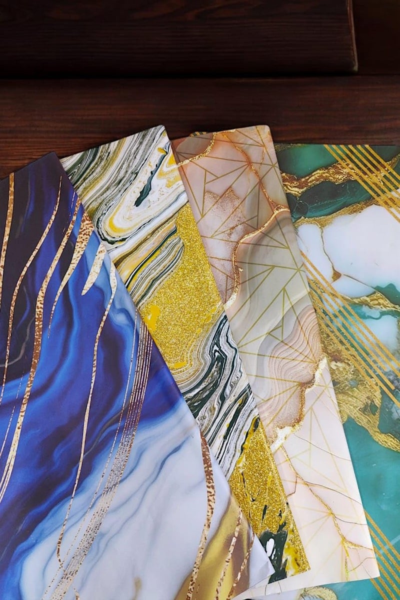 Tera13 TERA 13 Mermaid Theme Wrapping Sheet Rapping Paper Roll For Kids 5 pcs Return Gifts Rap For Kids School, Decorative Sheet For Kids Boys Rapping Paper For Craft Wrapping Paper For Girls (Multi) - Image 5