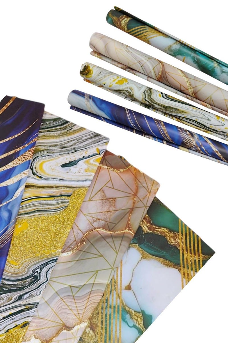 Tera13 TERA 13 Mermaid Theme Wrapping Sheet Rapping Paper Roll For Kids 5 pcs Return Gifts Rap For Kids School, Decorative Sheet For Kids Boys Rapping Paper For Craft Wrapping Paper For Girls (Multi) - Image 3