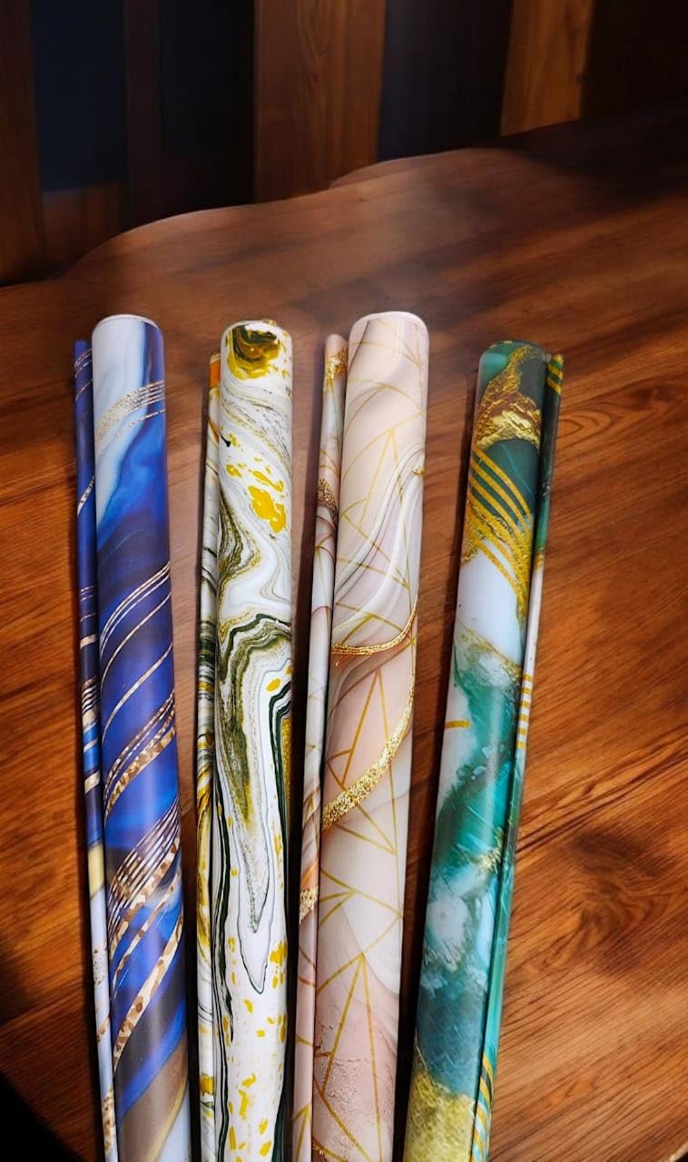 Tera13 TERA 13 Mermaid Theme Wrapping Sheet Rapping Paper Roll For Kids 5 pcs Return Gifts Rap For Kids School, Decorative Sheet For Kids Boys Rapping Paper For Craft Wrapping Paper For Girls (Multi) - Image 4