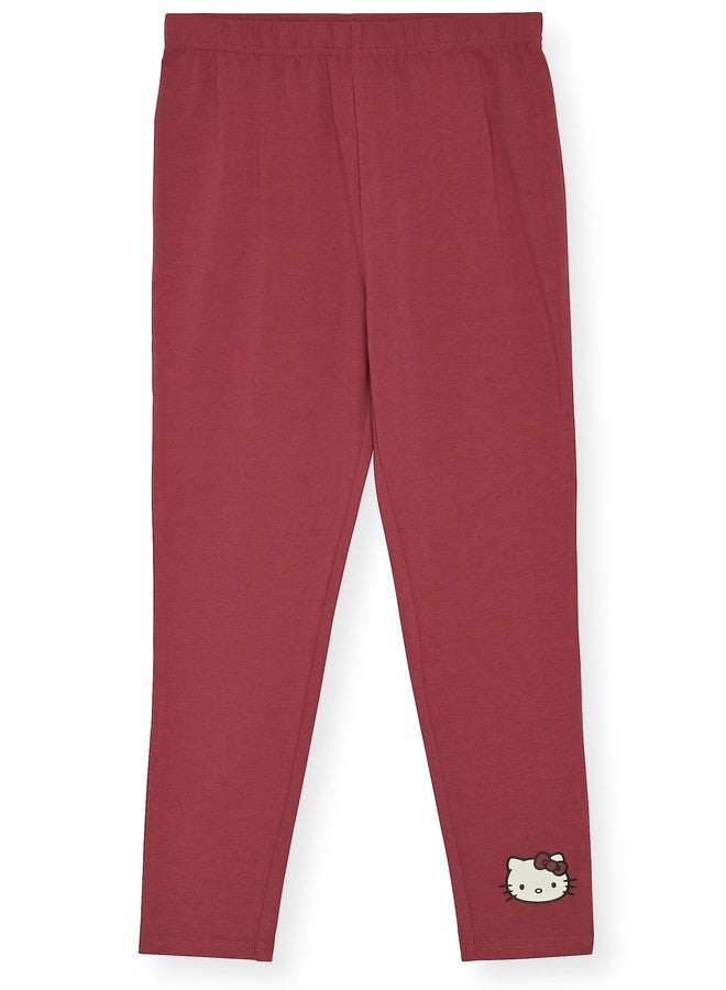 Hello Kitty, Girls Hooded Legging Set, Heather Grey, 4T - Image 4