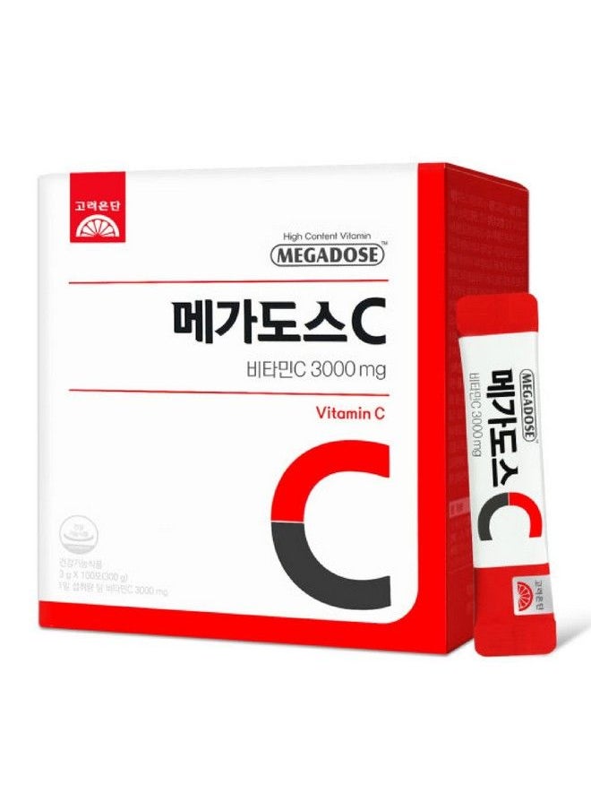 GASHINA STORY - Megadose C 3000 Korea Eundan Vitamin C 3000Mg X 100T (고려은단) Renewal - Image 1