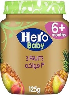 Hero Baby Hero Baby 3 Fruits Jar 125 GM 