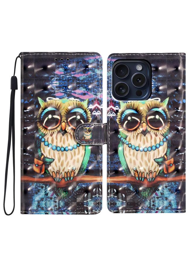 erorex Case For iPhone 16 Pro Max 3D Pattern Leather Phone Case - Image 1